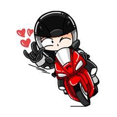 [LINEスタンプ] Zeus Rider
