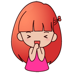 [LINEスタンプ] Olive The Red Hair