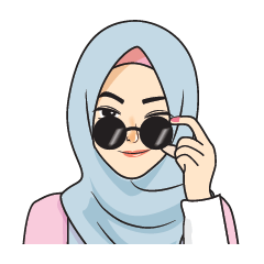 [LINEスタンプ] Gorgeous Hijab Girl - Animated Set
