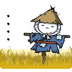 [LINEスタンプ] かかしさん