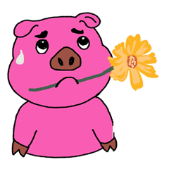 [LINEスタンプ] Pig oats ood