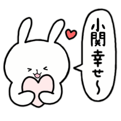 [LINEスタンプ] 全国の【小関】さんのためのスタンプ