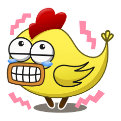 [LINEスタンプ] Yellow Crazy Chicken