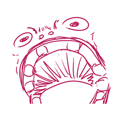 [LINEスタンプ] This is my face pretty face