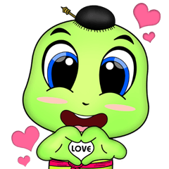 [LINEスタンプ] Ricka Turtle