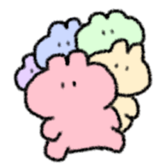 [LINEスタンプ] うさぎらしきもの2
