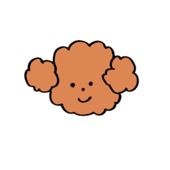 [LINEスタンプ] プードルのくりんちゃん