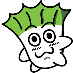 [LINEスタンプ] Crazy Lettuce ！！