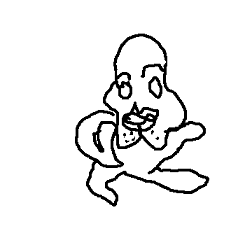 [LINEスタンプ] ケツあご