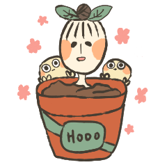 [LINEスタンプ] HOOO sister