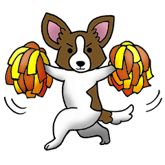 [LINEスタンプ] パピヨンのハル