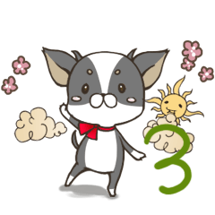 [LINEスタンプ] ちわ犬3