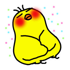 [LINEスタンプ] ぽちゃっとおかめどり No.2