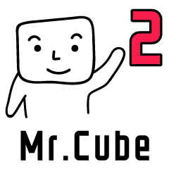 [LINEスタンプ] Mr. Cube come back！
