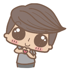 [LINEスタンプ] The Person By My Side :: Boy