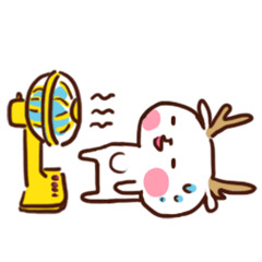[LINEスタンプ] Shika-sama, The Cutest White Reindeer