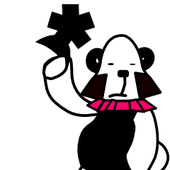 [LINEスタンプ] samurai bear ver1