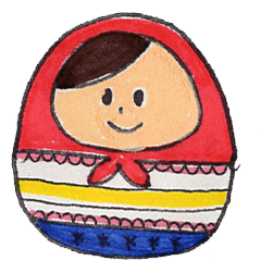 [LINEスタンプ] のんびりマトリョーシカ