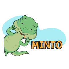 [LINEスタンプ] "Minto" the Monitor Lizardの画像（メイン）
