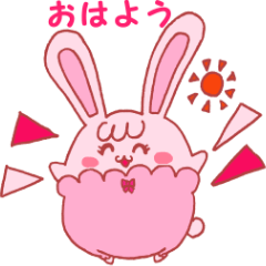 [LINEスタンプ] ラビーショコラ