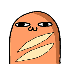 [LINEスタンプ] French bread man