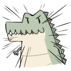 [LINEスタンプ] Zalligator and Its Friends