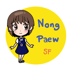 [LINEスタンプ] Nong Paew SF