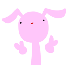 [LINEスタンプ] うさぎのもっちゃん