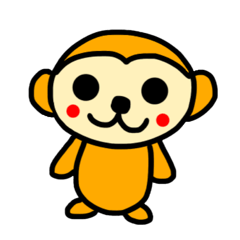 [LINEスタンプ] おさるの生活