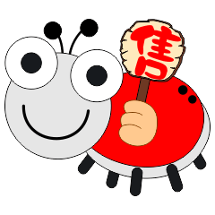 [LINEスタンプ] Little ladybug