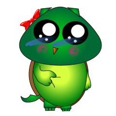 [LINEスタンプ] Ni Bao and her Turtle Family