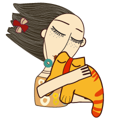 [LINEスタンプ] Classical and Romantic Lady of Dayの画像（メイン）