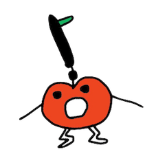 [LINEスタンプ] 変なトマトのスタンプ