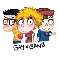 [LINEスタンプ] GAY x GANG