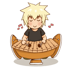 [LINEスタンプ] Listening to the Bell Kawaii 1