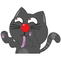 [LINEスタンプ] Blackcatker2