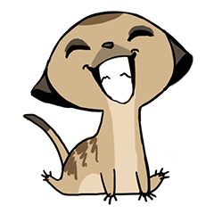[LINEスタンプ] Cute Meerkats