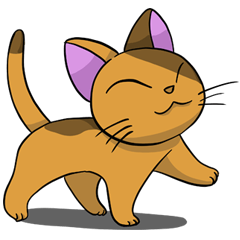 [LINEスタンプ] Nekoru the Fussy Cat