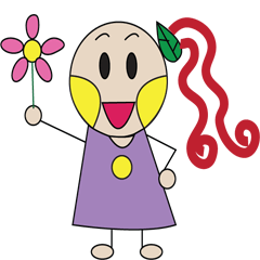 [LINEスタンプ] Diary The Little Girl