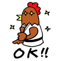 [LINEスタンプ] チキンさん