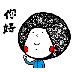 [LINEスタンプ] Daily Routine of Rock Head Ling-Part2