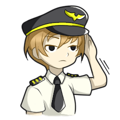 [LINEスタンプ] Pilot : Daily Life