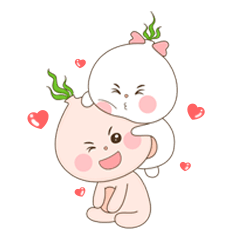 [LINEスタンプ] Kiss me please