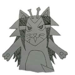 [LINEスタンプ] オチねこ モノクロ版