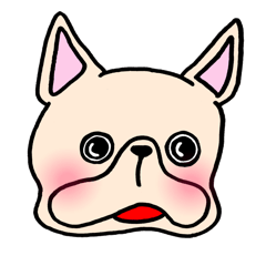[LINEスタンプ] ブルドックのプルちゃん