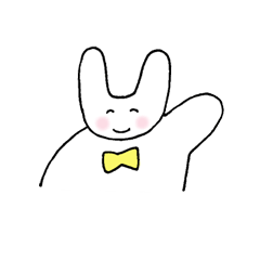 [LINEスタンプ] うさぎたちとどーなつさん