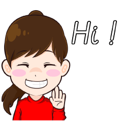 [LINEスタンプ] slanted eyes