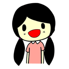 [LINEスタンプ] The little small girl