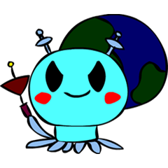 [LINEスタンプ] Alien Blubby