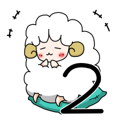 [LINEスタンプ] 夢ヒツジ2